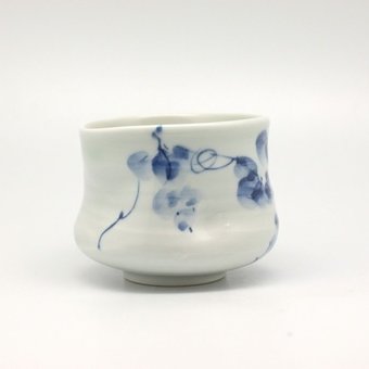 Чашка, живая керамика "В саду"